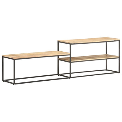 TV-Schrank 180x30x50 cm Raues Mangoholz - Pazzar.ch