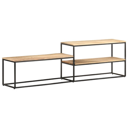TV-Schrank 180x30x50 cm Raues Mangoholz - Pazzar.ch