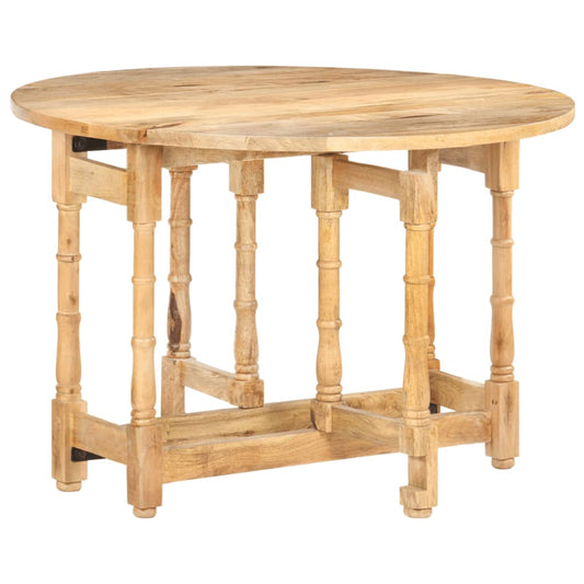 Esstisch Rund 110x76 cm Mango Massivholz - Pazzar.ch