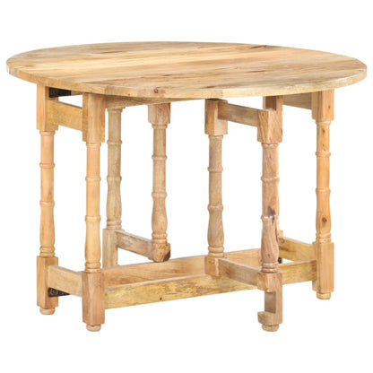 Esstisch Rund 110x76 cm Mango Massivholz - Pazzar.ch