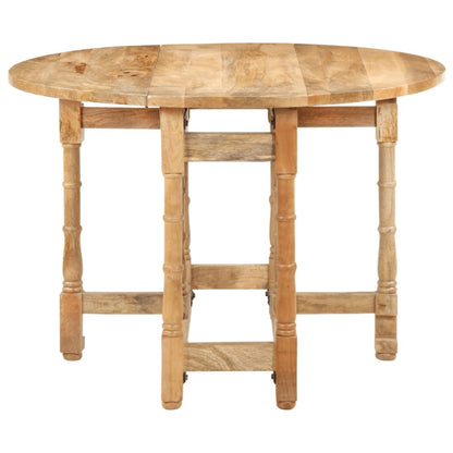 Esstisch Rund 110x76 cm Mango Massivholz - Pazzar.ch
