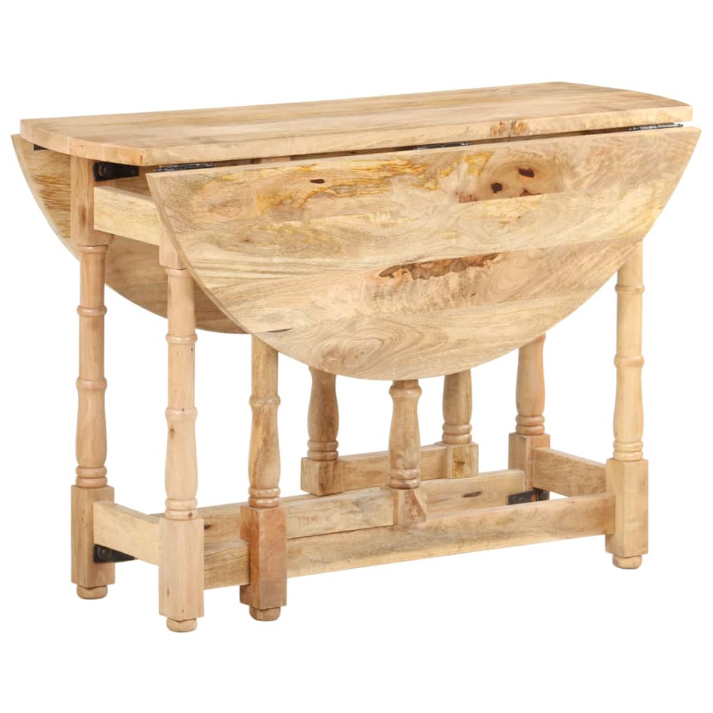 Esstisch Rund 110x76 cm Mango Massivholz - Pazzar.ch
