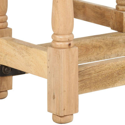 Esstisch Rund 110x76 cm Mango Massivholz - Pazzar.ch