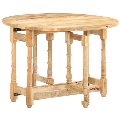 Esstisch Rund 110x76 cm Mango Massivholz - Pazzar.ch