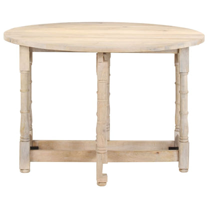 Esstisch Rund 110x76 cm Mango Massivholz - Pazzar.ch