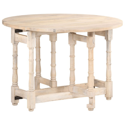 Esstisch Rund 110x76 cm Mango Massivholz - Pazzar.ch