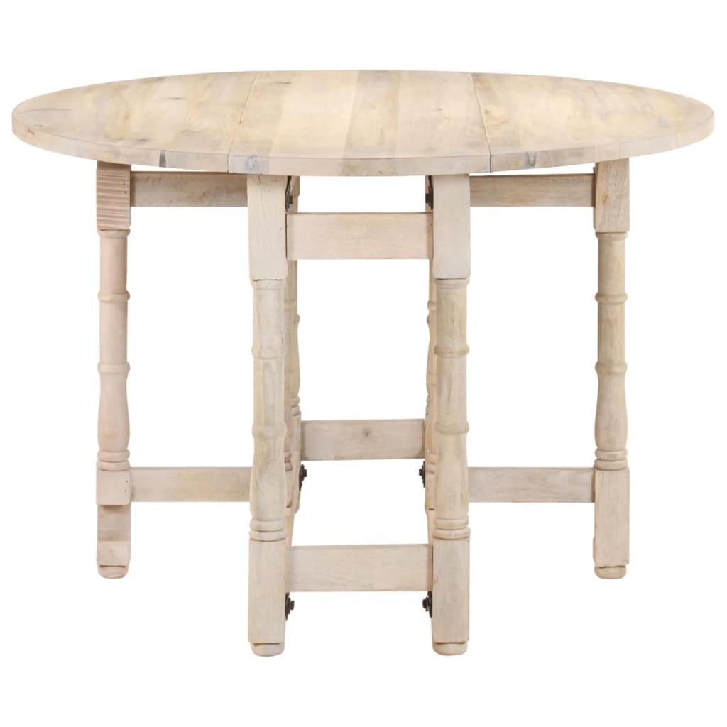 Esstisch Rund 110x76 cm Mango Massivholz - Pazzar.ch
