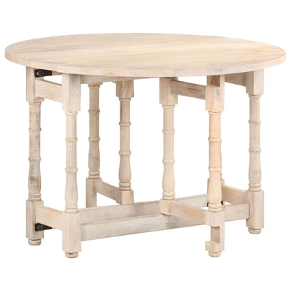 Esstisch Rund 110x76 cm Mango Massivholz - Pazzar.ch