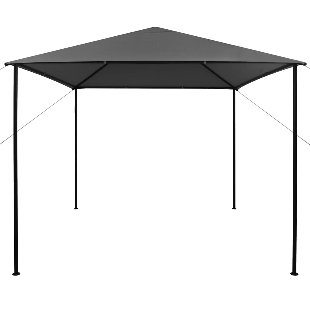 Pavillon 3x3 m Anthrazit Stoff und Stahl 180 g/m² - Pazzar.ch