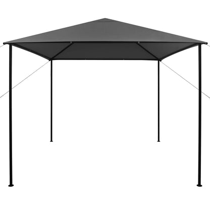 Pavillon 3x3 m Anthrazit Stoff und Stahl 180 g/m² - Pazzar.ch
