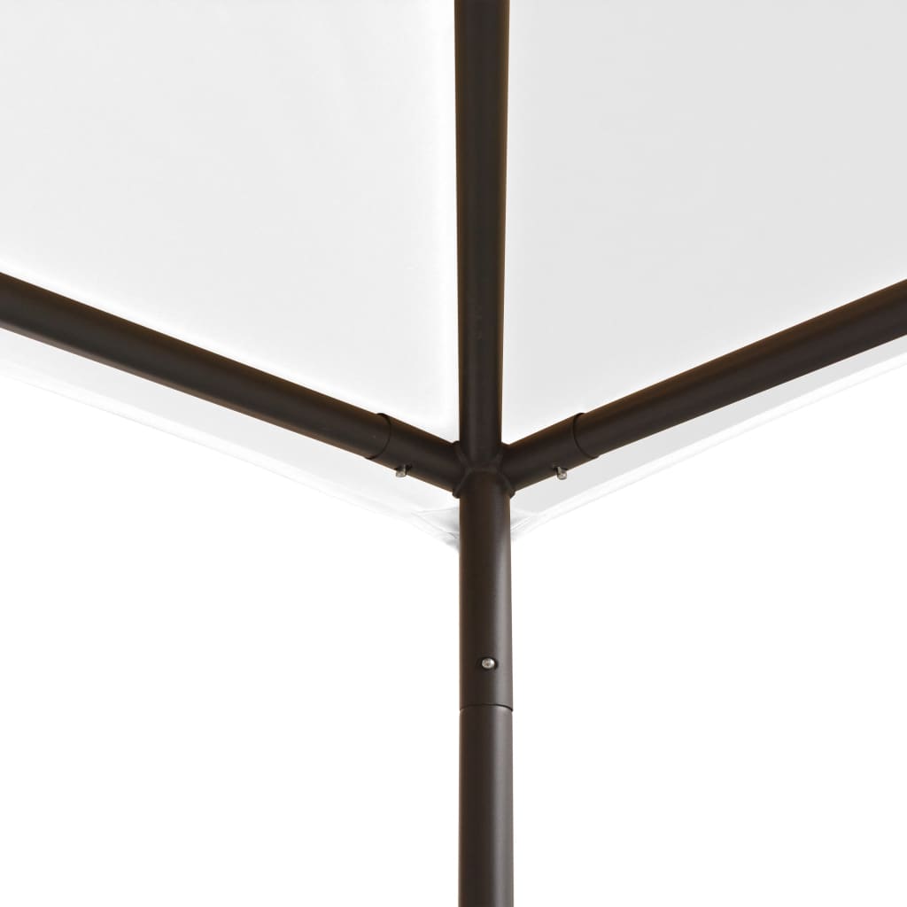 Pavillon 3x3x2,9 m Weiß 180 g/m² - Pazzar.ch