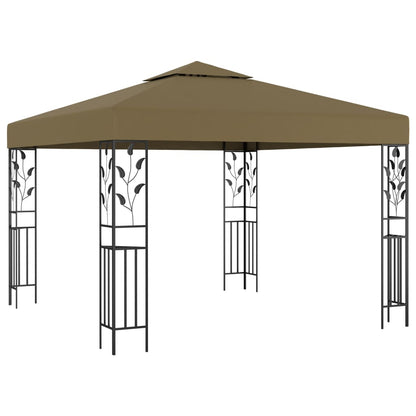 Pavillon 3x3 m Taupe 180 g/m² - Pazzar.ch