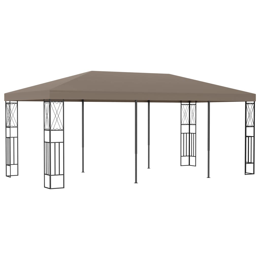 Pavillon 6x3 m Taupe Stoff - Pazzar.ch