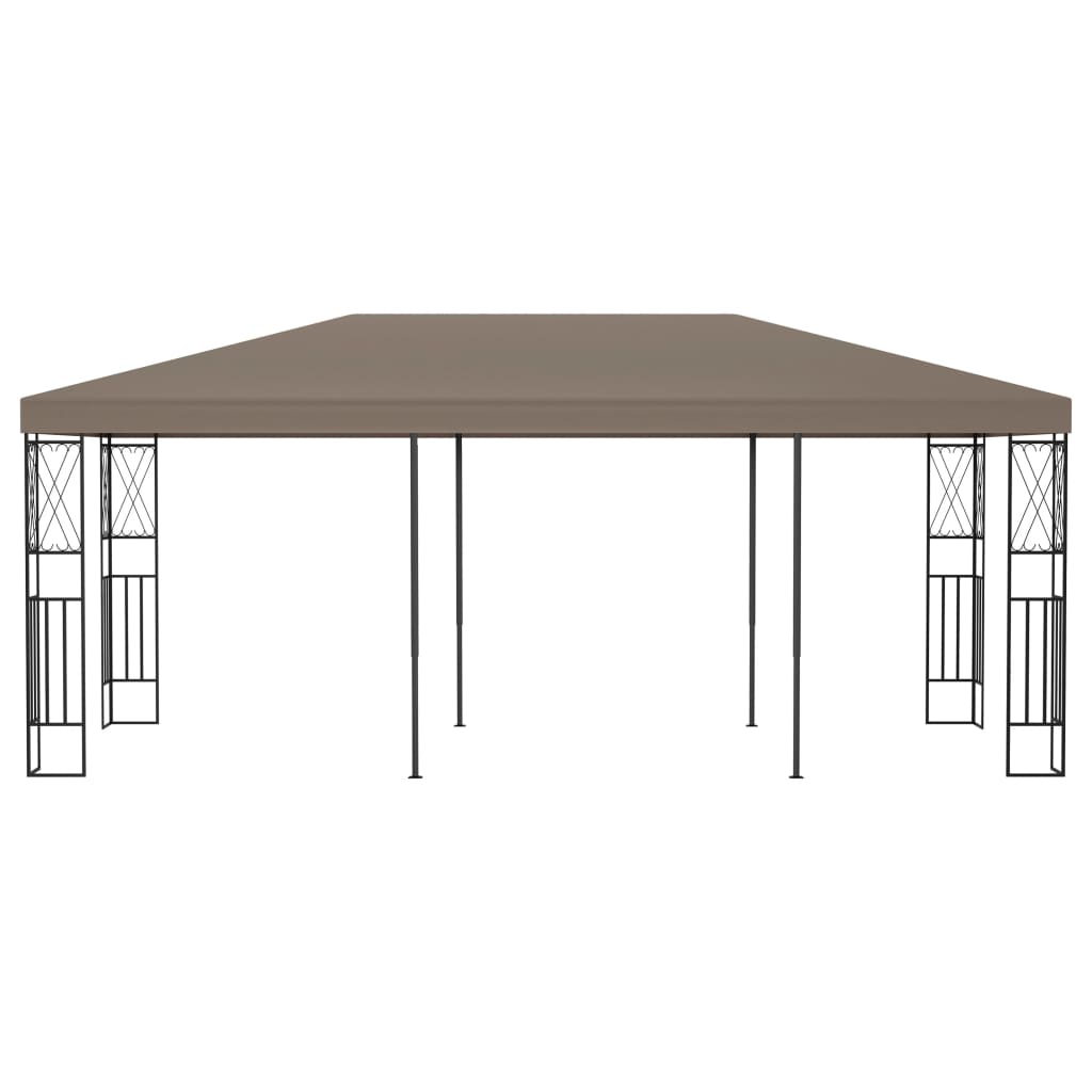 Pavillon 6x3 m Taupe Stoff - Pazzar.ch