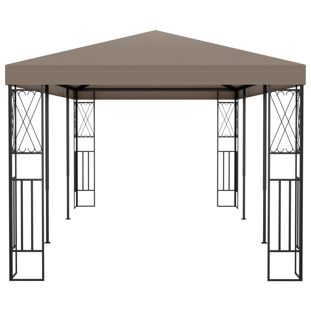 Pavillon 6x3 m Taupe Stoff - Pazzar.ch