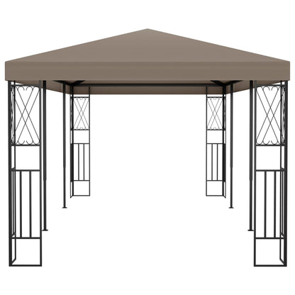 Pavillon 6x3 m Taupe Stoff - Pazzar.ch