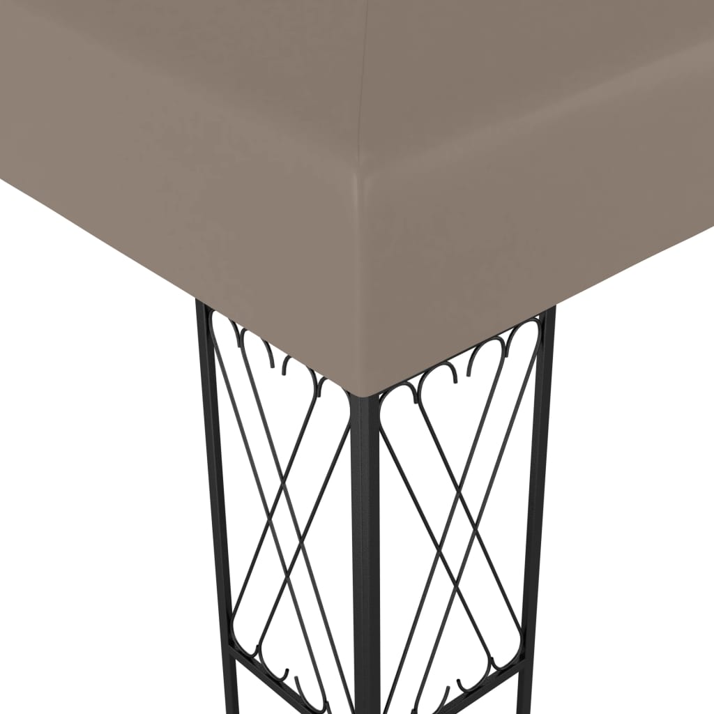 Pavillon 6x3 m Taupe Stoff - Pazzar.ch