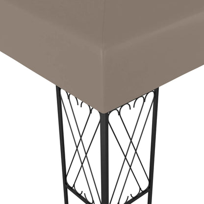 Pavillon 6x3 m Taupe Stoff - Pazzar.ch