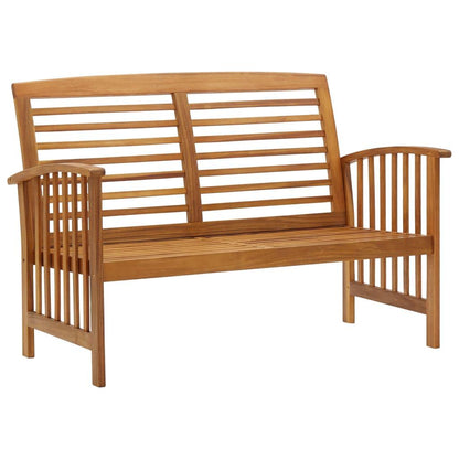 Gartenbank 119 cm Massivholz Akazie - Pazzar.ch