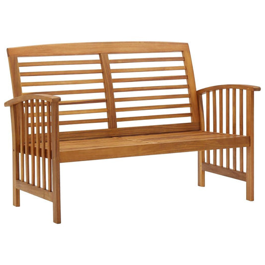 Gartenbank 119 cm Massivholz Akazie - Pazzar.ch