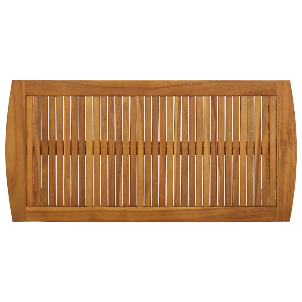 Couchtisch 102x50x43 cm Massivholz Akazie - Pazzar.ch