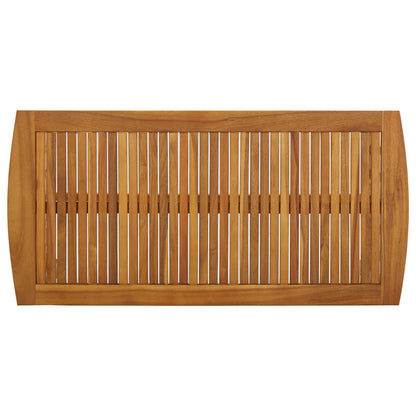 Couchtisch 102x50x43 cm Massivholz Akazie - Pazzar.ch