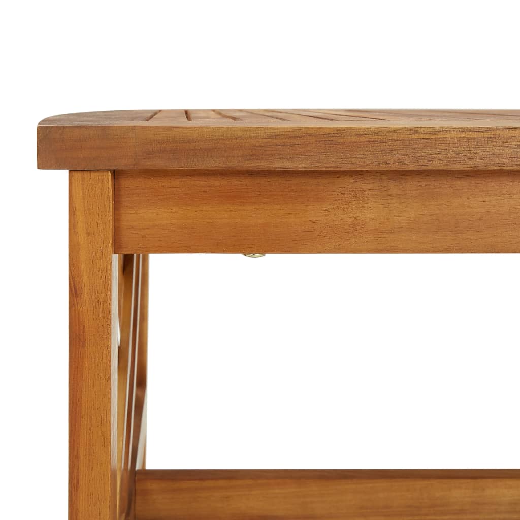 Couchtisch 102x50x43 cm Massivholz Akazie - Pazzar.ch
