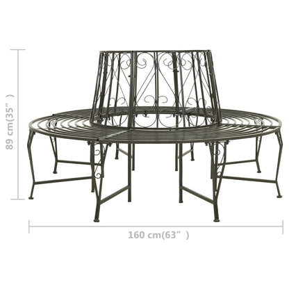 Garten-Baumbank 160 cm Stahl - Pazzar.ch
