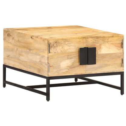Couchtisch 67x67x45 cm Mango Massivholz - Pazzar.ch