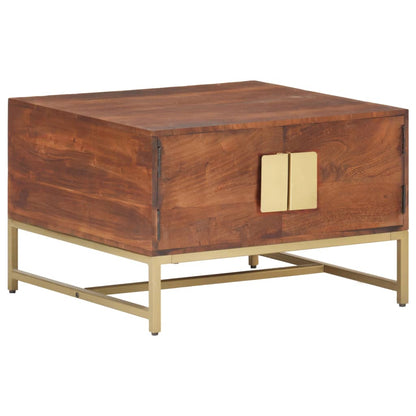 Couchtisch Honigbraun 67x67x45 cm Akazie Massivholz - Pazzar.ch