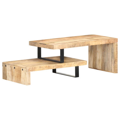2-tlg. Couchtisch-Set Massivholz Mango - Pazzar.ch
