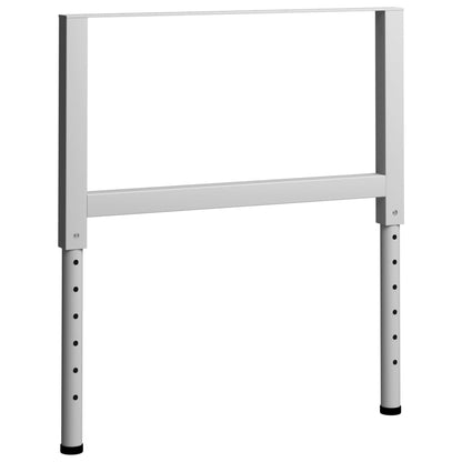 Werkbankgestell Verstellbar 2 Stk. Metall 85x(69-95,5) cm Grau - Pazzar.ch