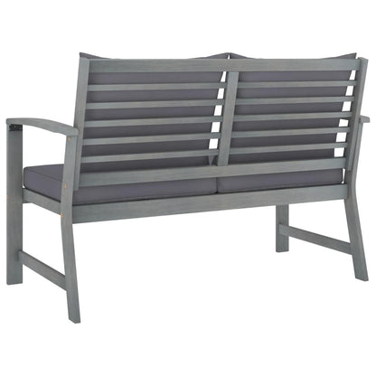 4-tlg. Garten-Lounge-Set mit Auflagen Massivholz Akazie - Pazzar.ch