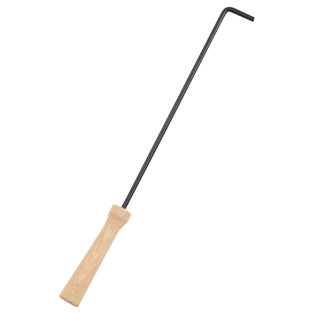 2-in-1 Feuerstelle und Grill mit Schürhaken 56x56x49 cm Stahl - Pazzar.ch