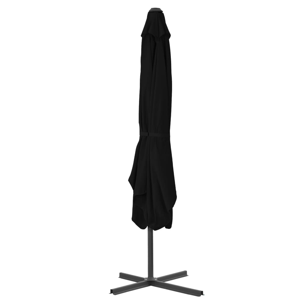 Sonnenschirm mit Stahlmast Schwarz 250x250x230 cm - Pazzar.ch