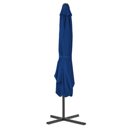 Sonnenschirm mit Stahlmast Blau 250x250x230 cm - Pazzar.ch