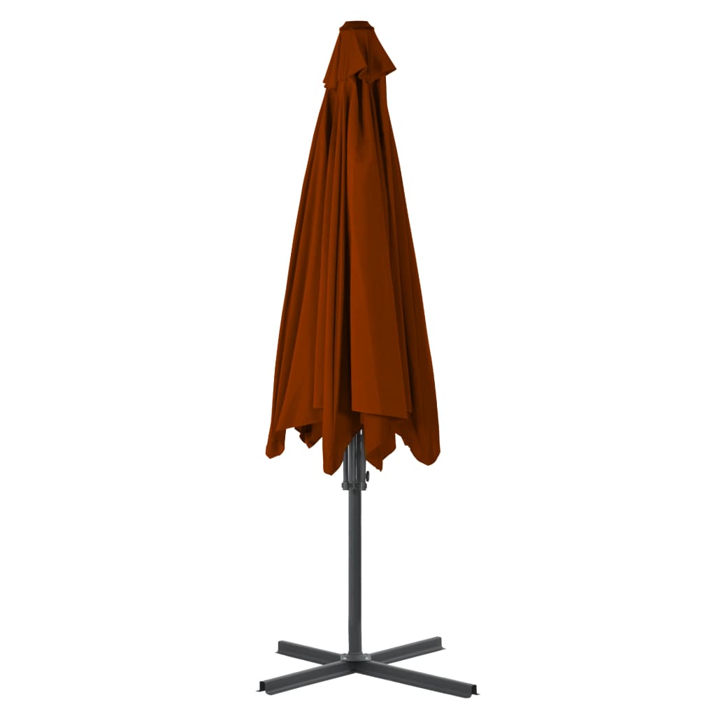 Sonnenschirm mit Stahlmast Terracotta-Rot 300x230 cm - Pazzar.ch