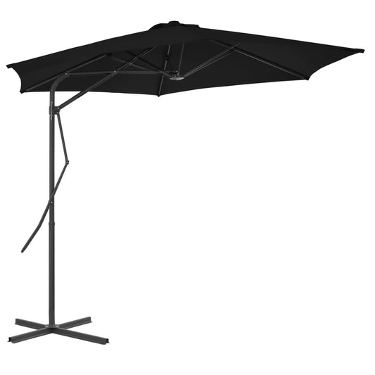 Sonnenschirm mit Stahlmast Schwarz 300x230 cm - Pazzar.ch