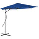 Sonnenschirm mit Stahl-Mast 300x230 cm Blau