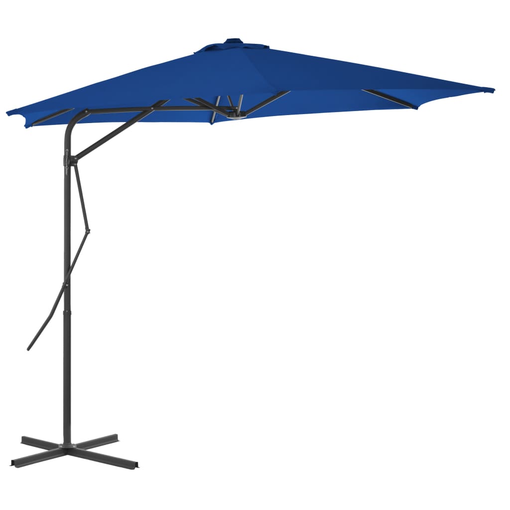 Sonnenschirm mit Stahlmast Blau 300x230 cm - Pazzar.ch