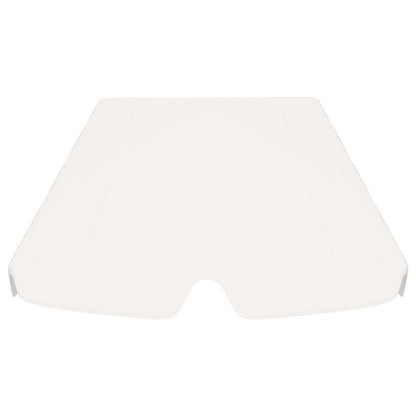 Ersatzdach für Hollywoodschaukel Weiß 150/130x105/70 cm - Pazzar.ch