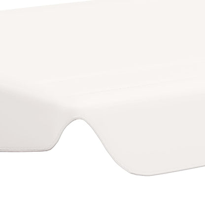Ersatzdach für Hollywoodschaukel Weiß 150/130x105/70 cm - Pazzar.ch
