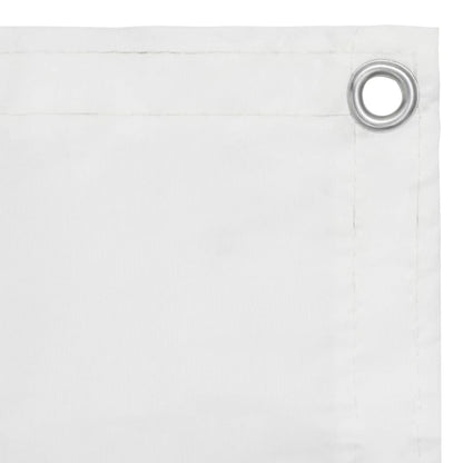 Balkon-Sichtschutz Weiß 120x400 cm Oxford-Gewebe - Pazzar.ch