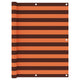 Balkon-Sichtschutz Orange und Braun 120x300 cm Oxford-Gewebe
