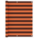 Balkon-Sichtschutz Orange und Braun 120x600 cm Oxford-Gewebe