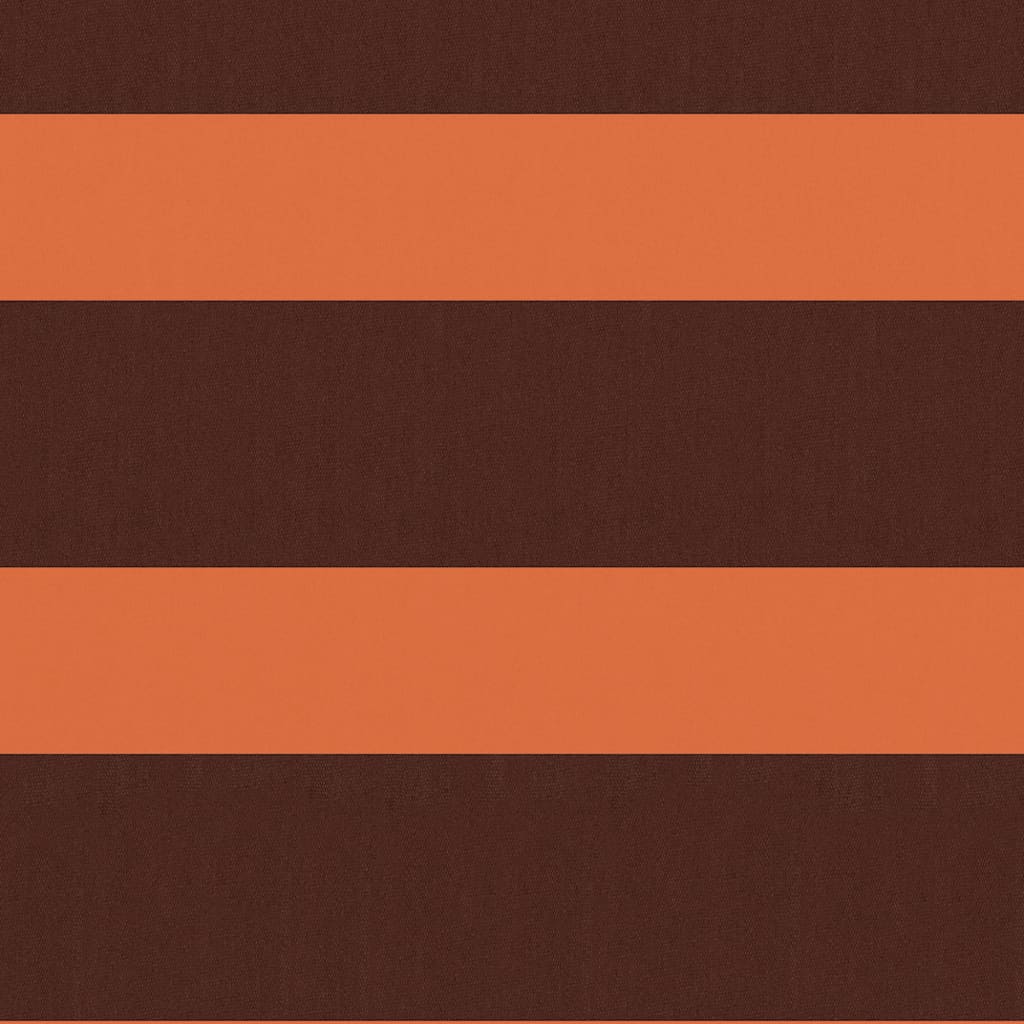 Balkon-Sichtschutz Orange und Braun 120x600 cm Oxford-Gewebe