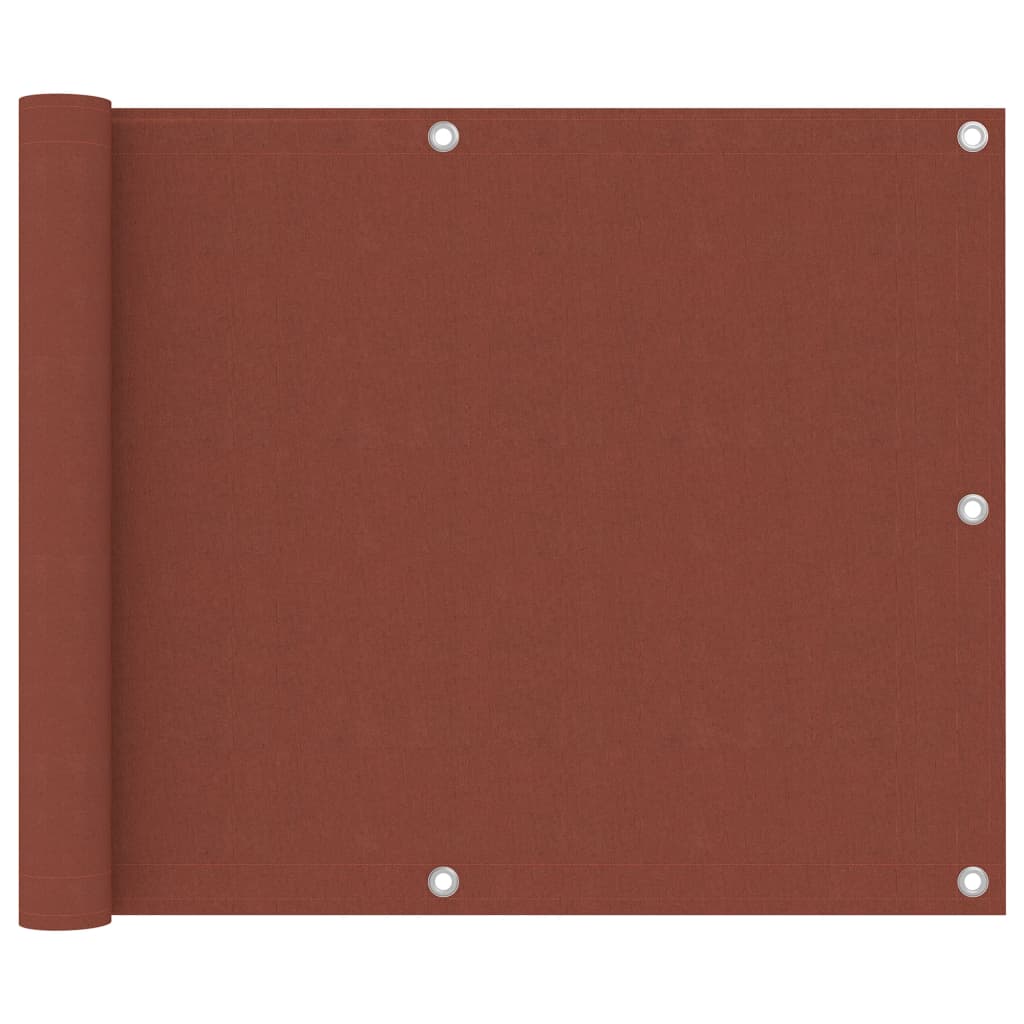 Balkon-Sichtschutz Terrakotta-Rot 75x300 cm Oxford-Gewebe - Pazzar.ch