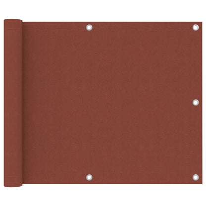 Balkon-Sichtschutz Terrakotta-Rot 75x300 cm Oxford-Gewebe - Pazzar.ch