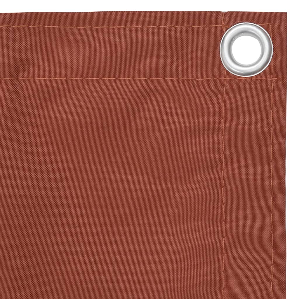 Balkon-Sichtschutz Terrakotta-Rot 75x300 cm Oxford-Gewebe - Pazzar.ch
