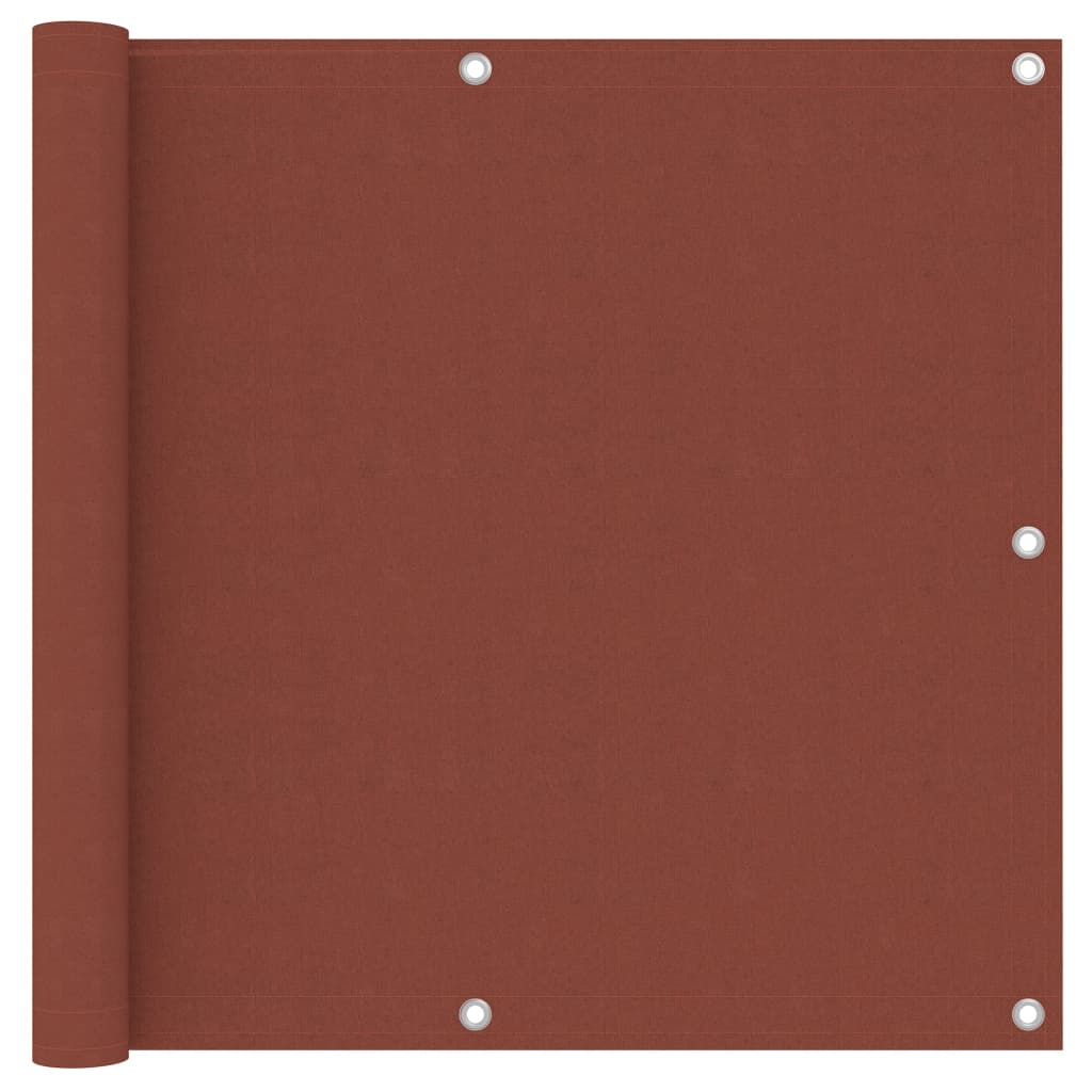 Balkon-Sichtschutz Terrakotta-Rot 90x300 cm Oxford-Gewebe - Pazzar.ch